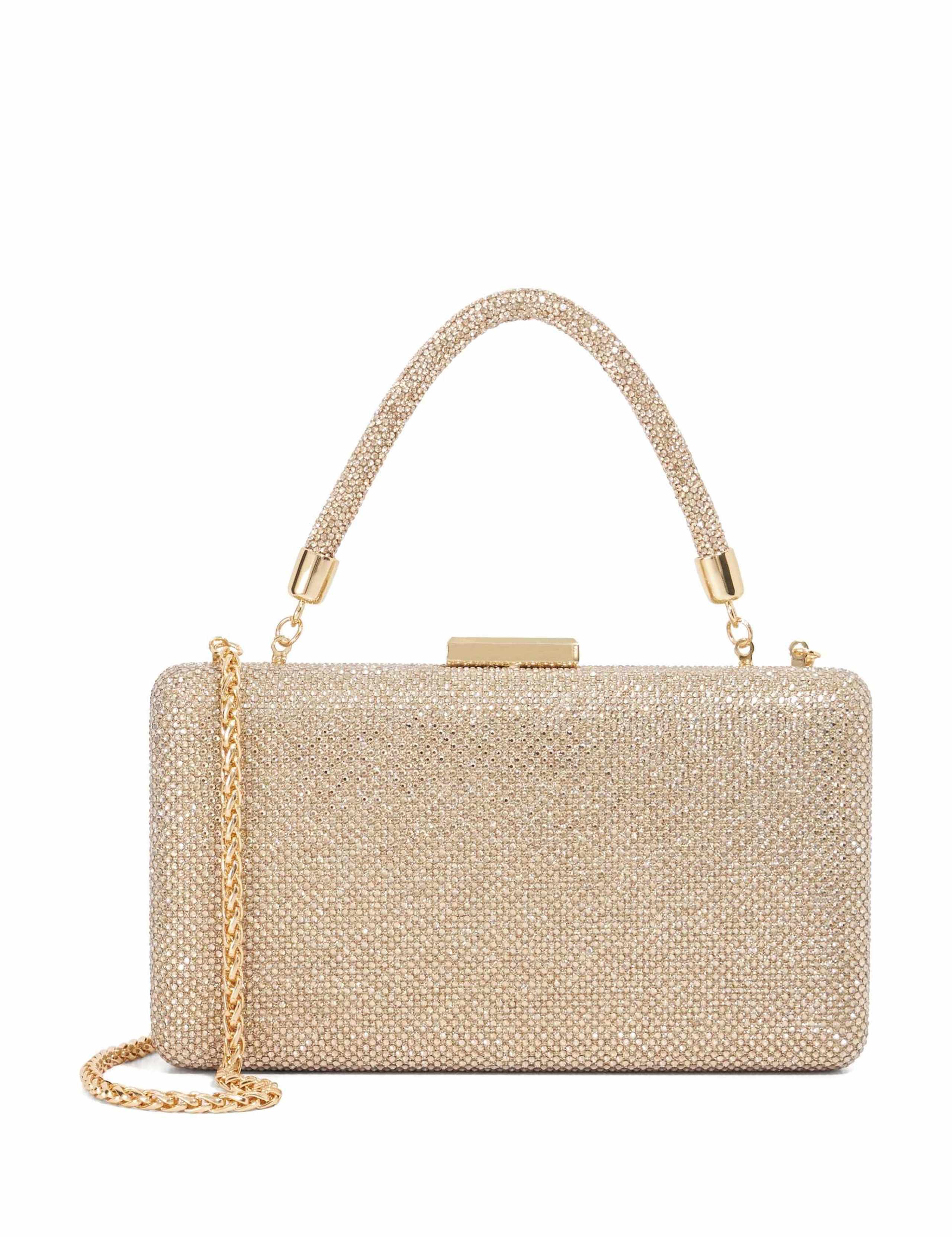 Dune London metallic clutch bag 20cm (British brand)