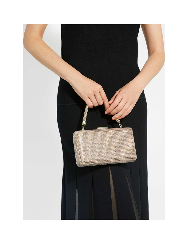 Dune London metallic clutch bag 20cm (British brand)