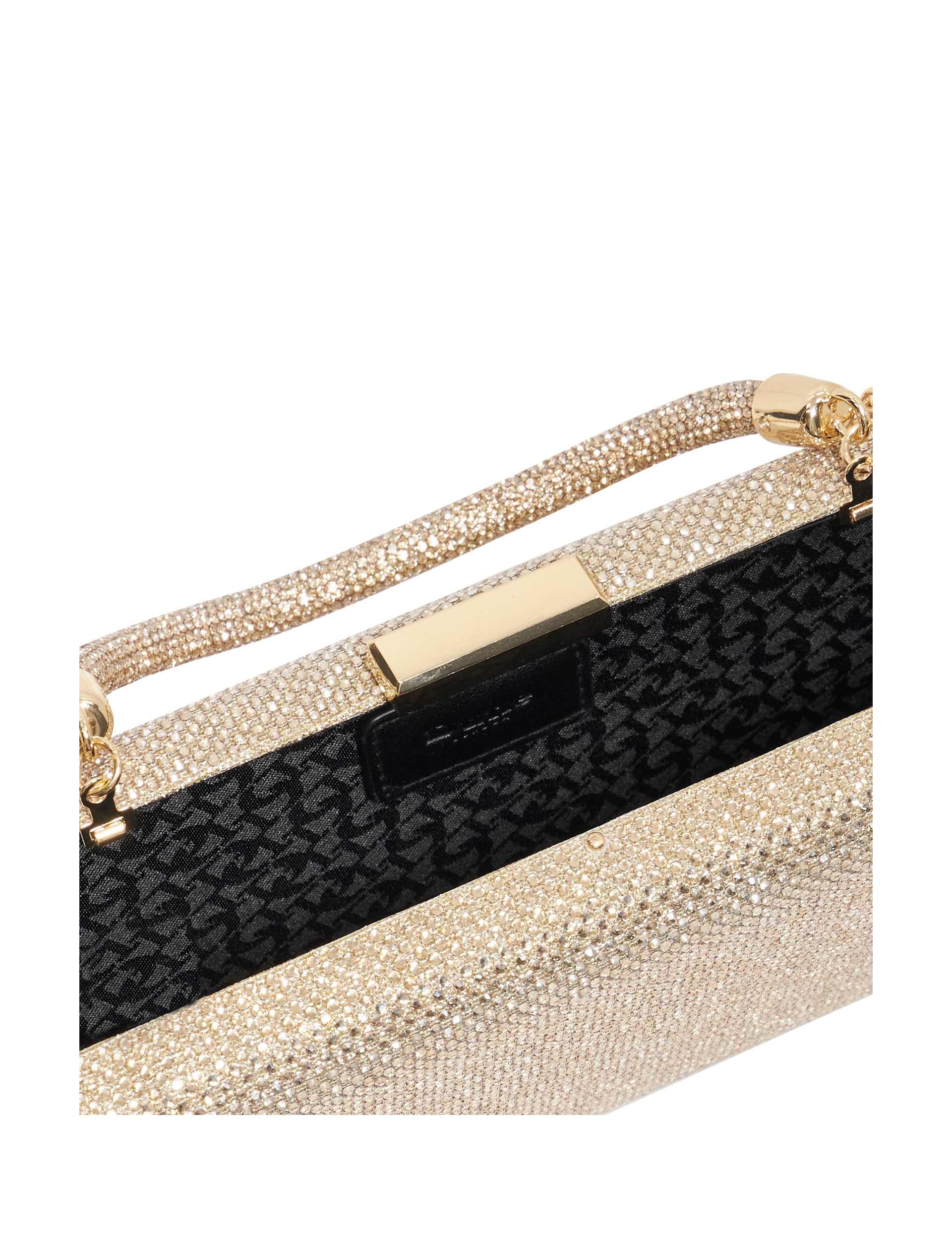 Dune London metallic clutch bag 20cm (British brand)