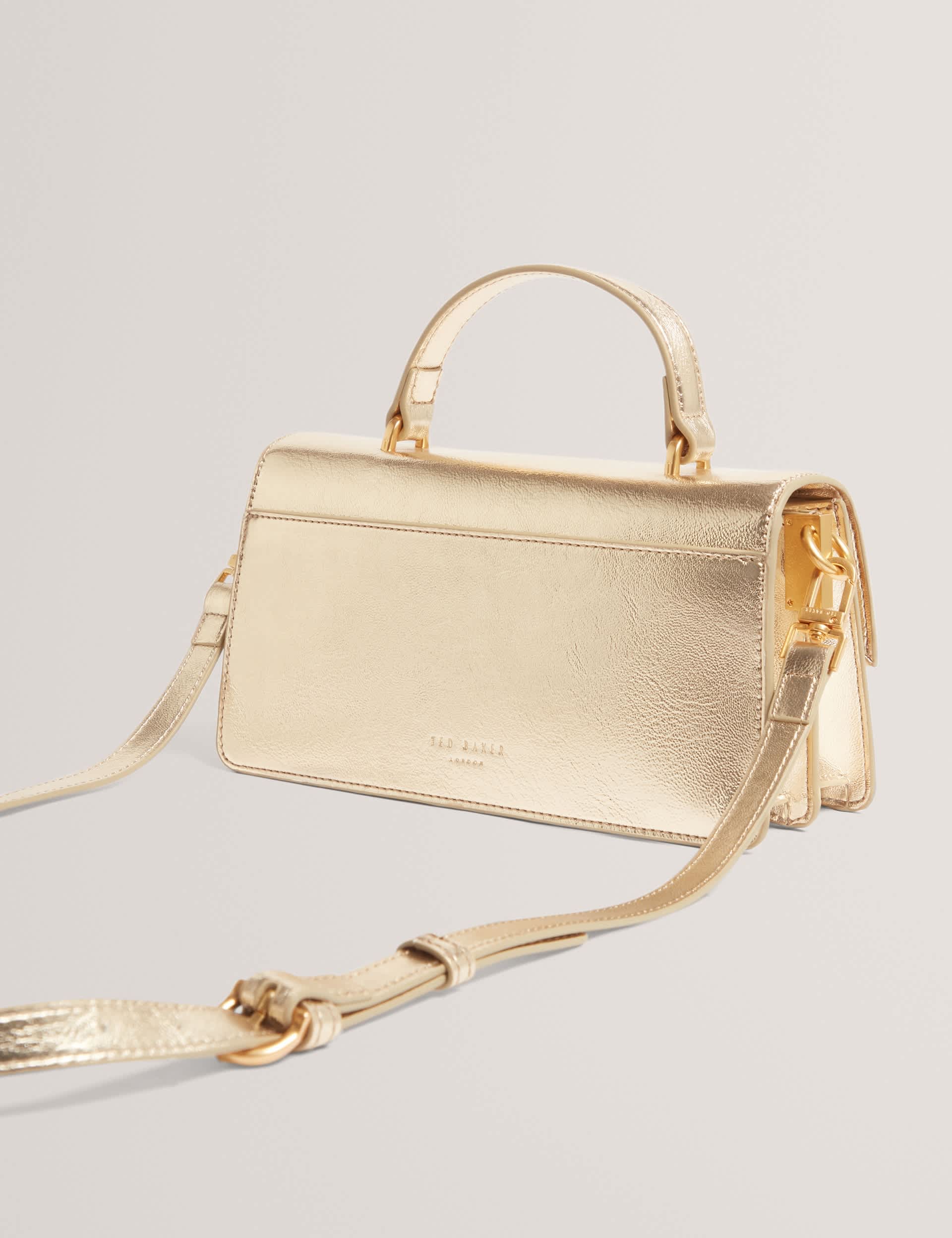 Ted Baker cross body bag metallic elongated - British product
