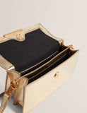 Ted Baker cross body bag metallic elongated - British product