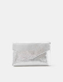 Accessorize metallic envelope cross body bag, imported from the UK