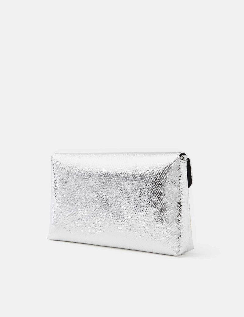 Accessorize metallic envelope cross body bag, imported from the UK