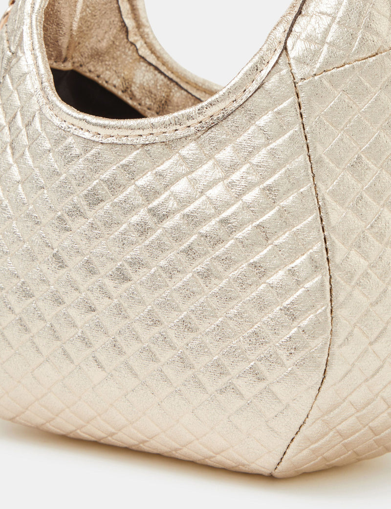 Accessorize metallic woven grab bag, imported from the UK
