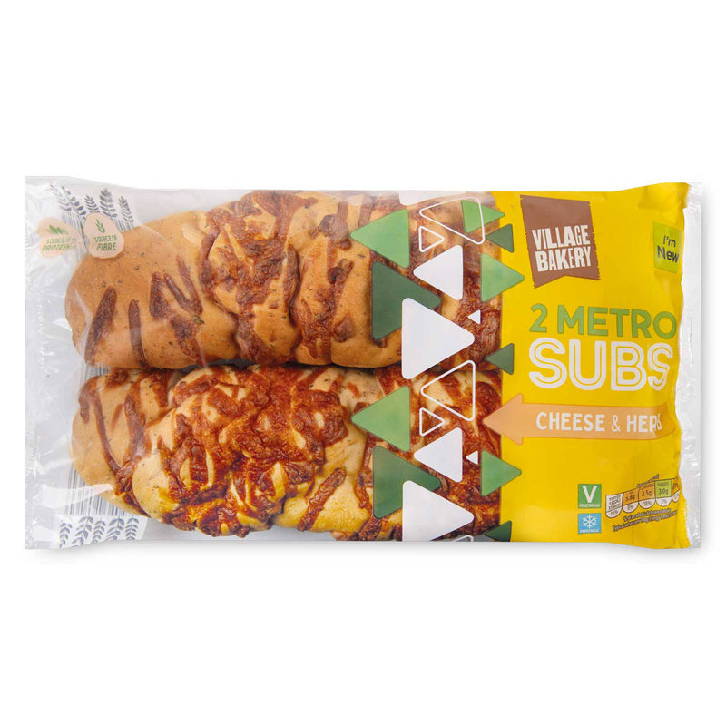 Soft sub rolls 4 pack by Metro Subs - British product