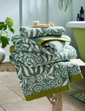 William Morris Michaelmas Daisy pure cotton towel, imported from the UK