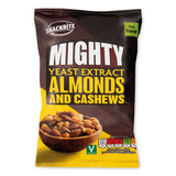 Mighty yeast extract almonds and cashews snack, imported from the UK