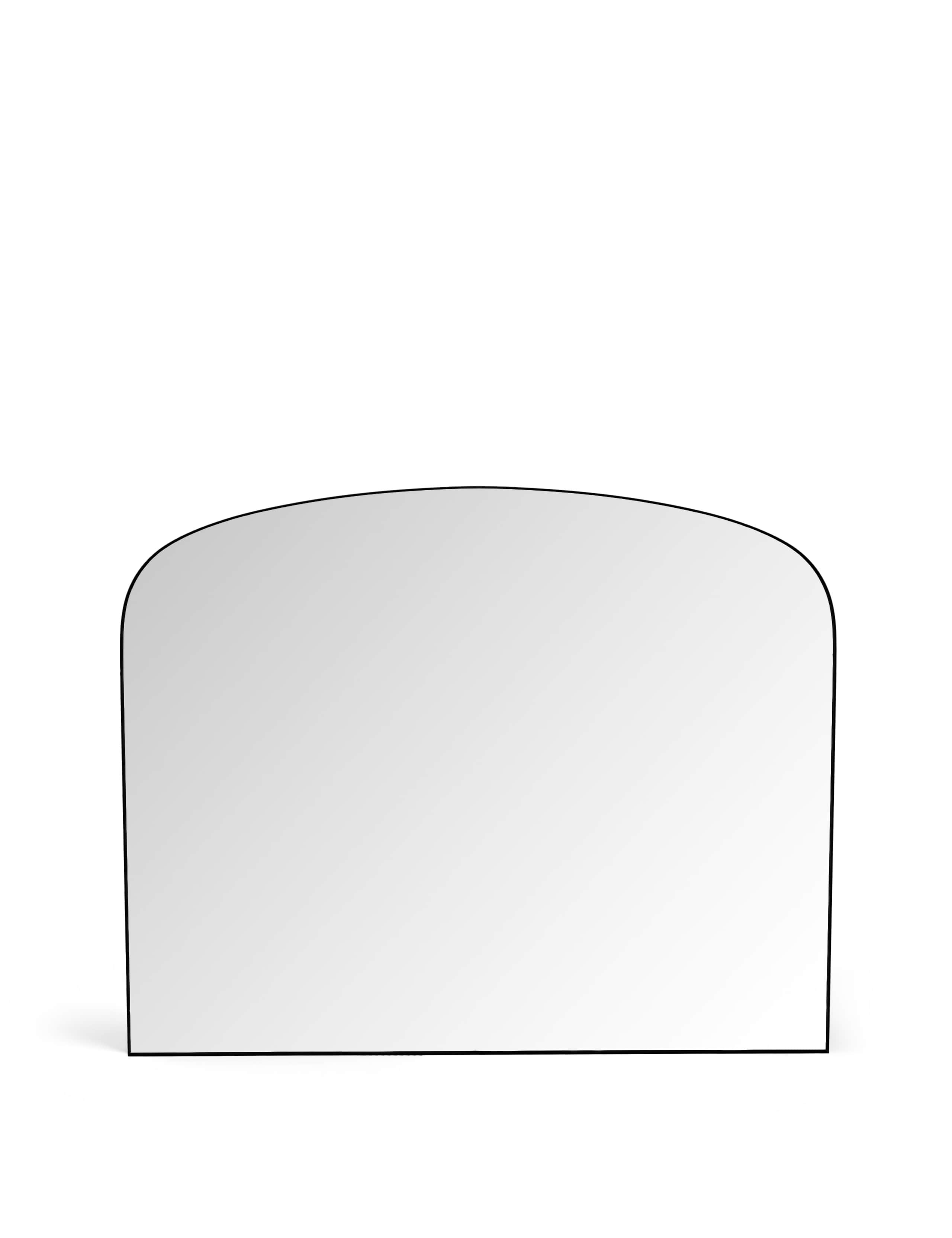 Milan large arched over mantel mirror, imported from the UK