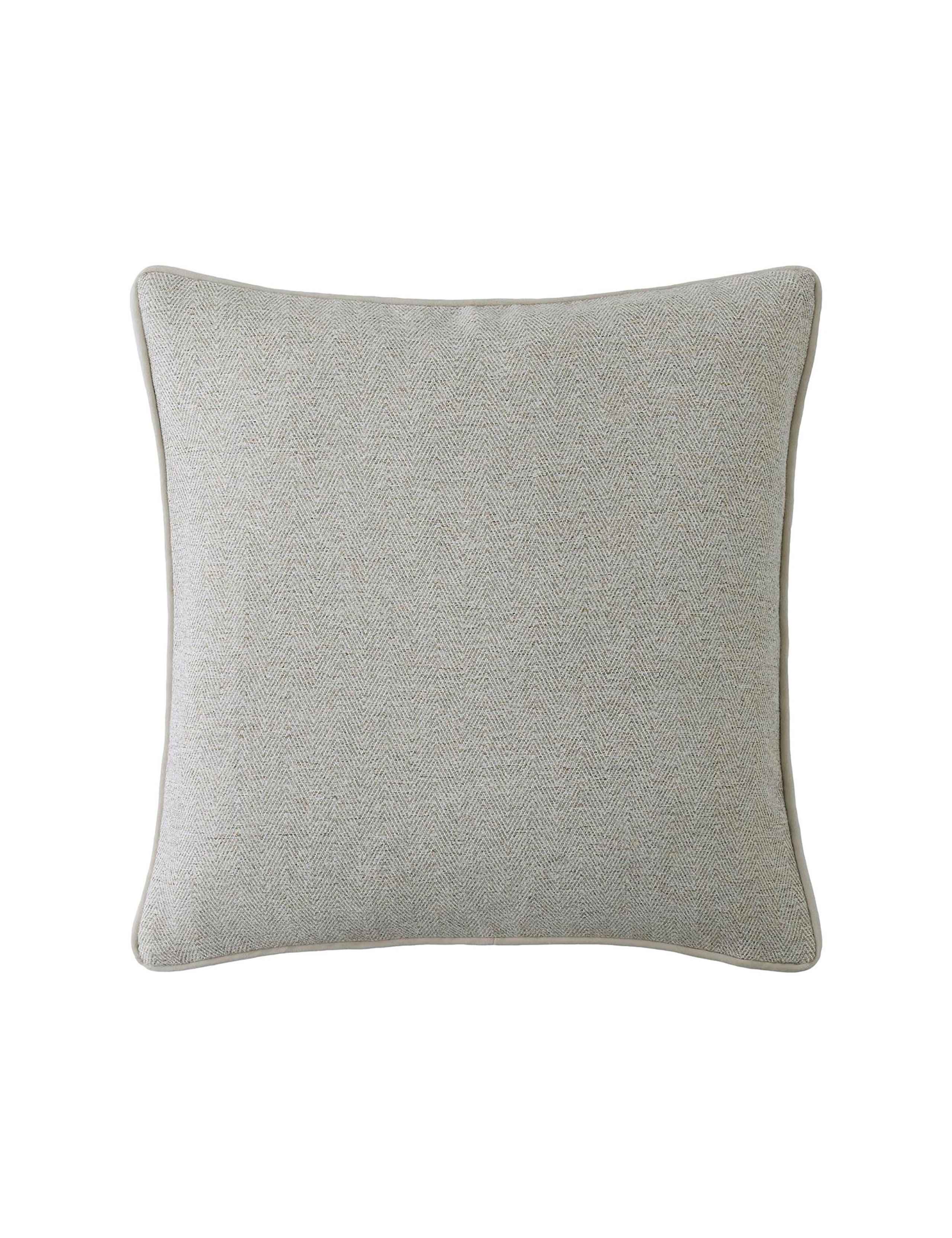 Laura Ashley herringbone piped cushion 45cm - British product