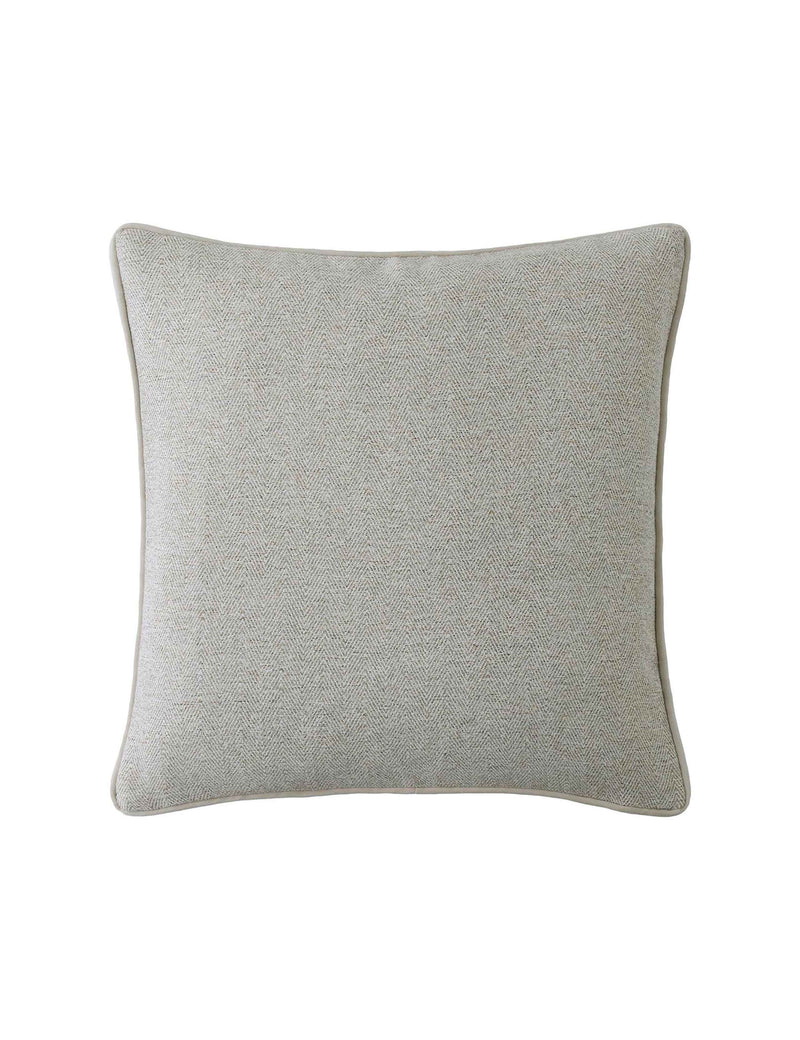 Laura Ashley herringbone piped cushion 45cm - British product