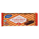 Milk chocolate caramel wafer bars 8 pack, imported from the UK