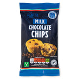 Milk chocolate chips for baking, imported from the UK