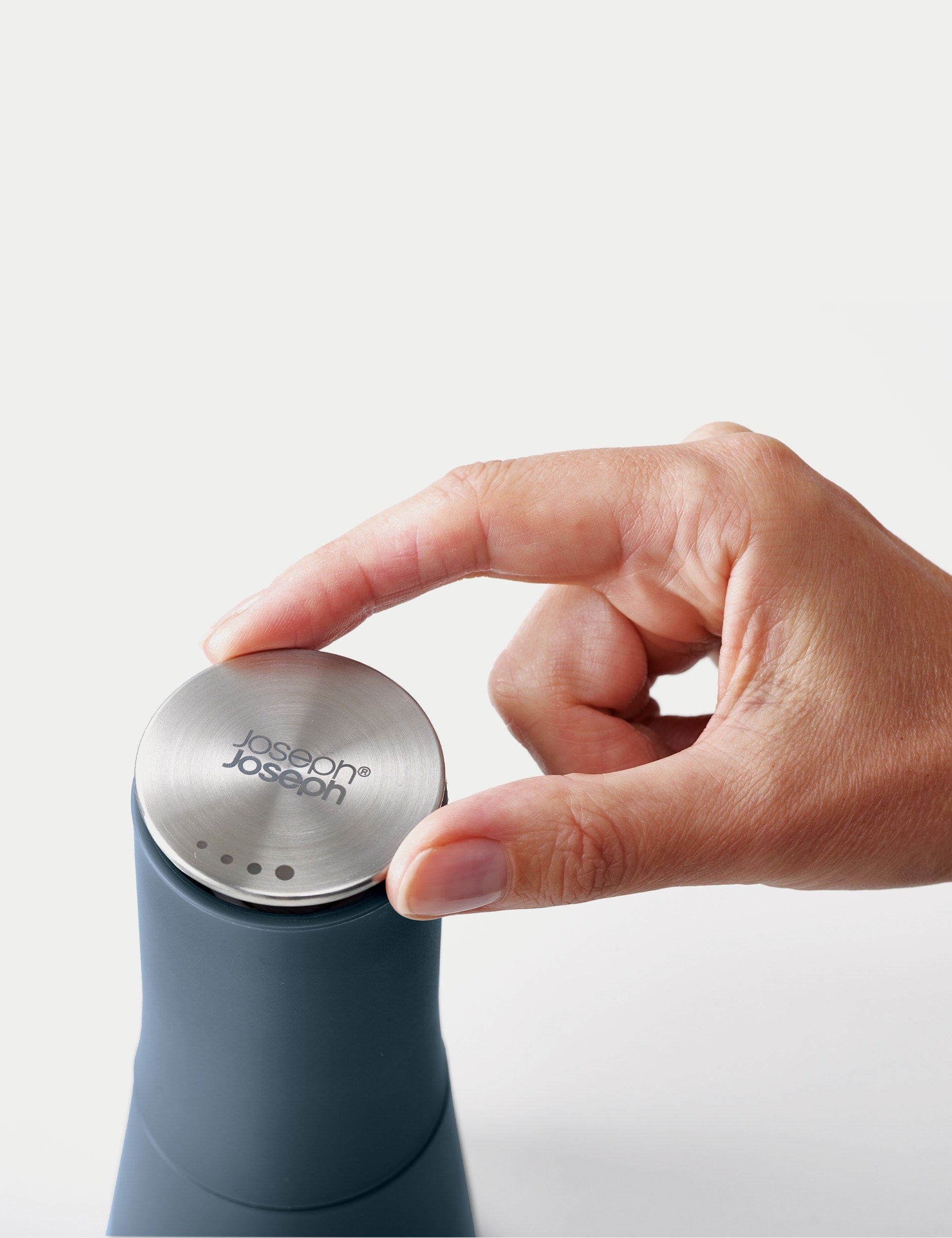 Joseph Joseph Milltop salt and pepper mill set blue, UK version