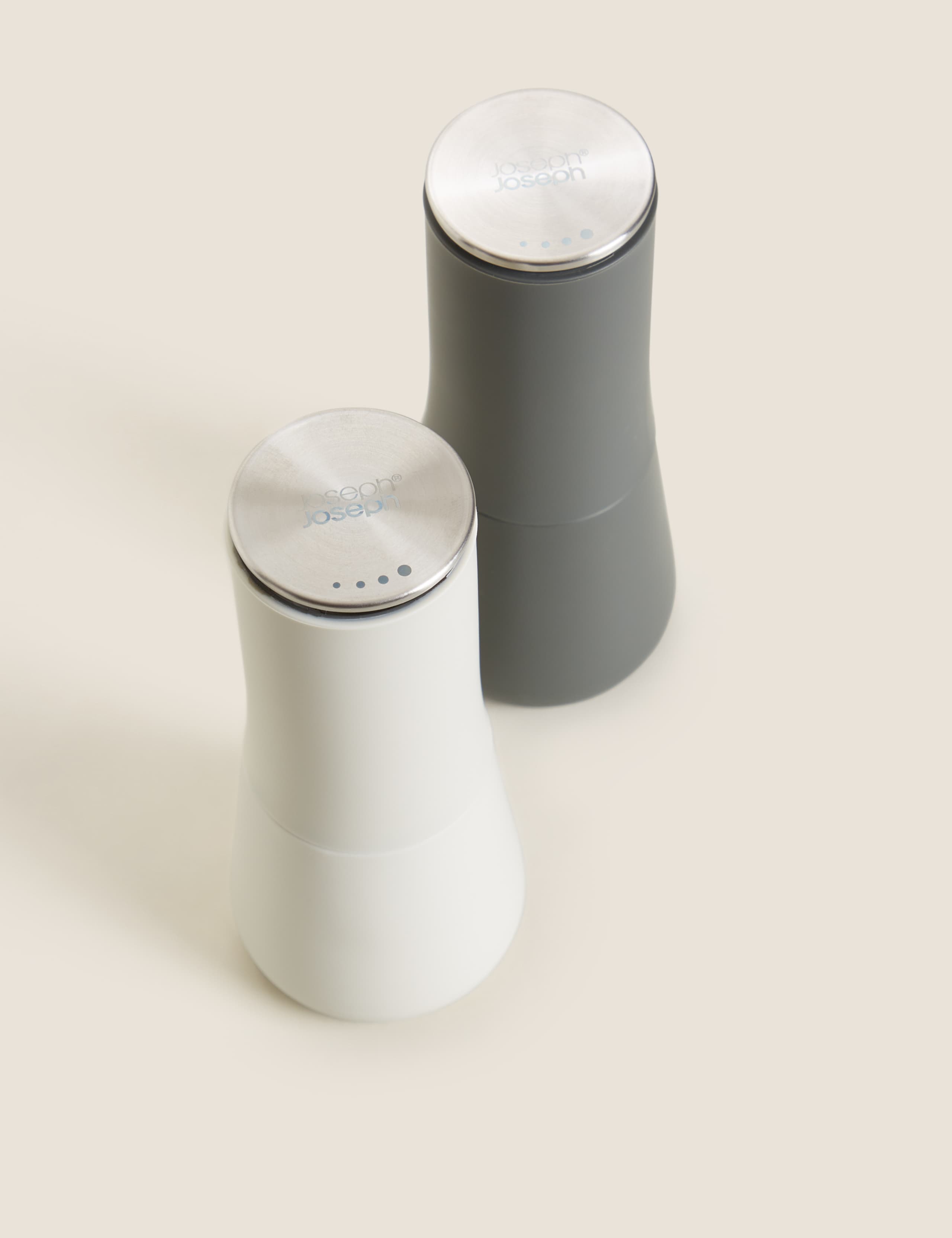 Joseph Joseph salt and pepper mill set grey, imported from the UK