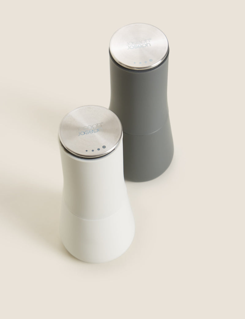 Joseph Joseph salt and pepper mill set grey, imported from the UK