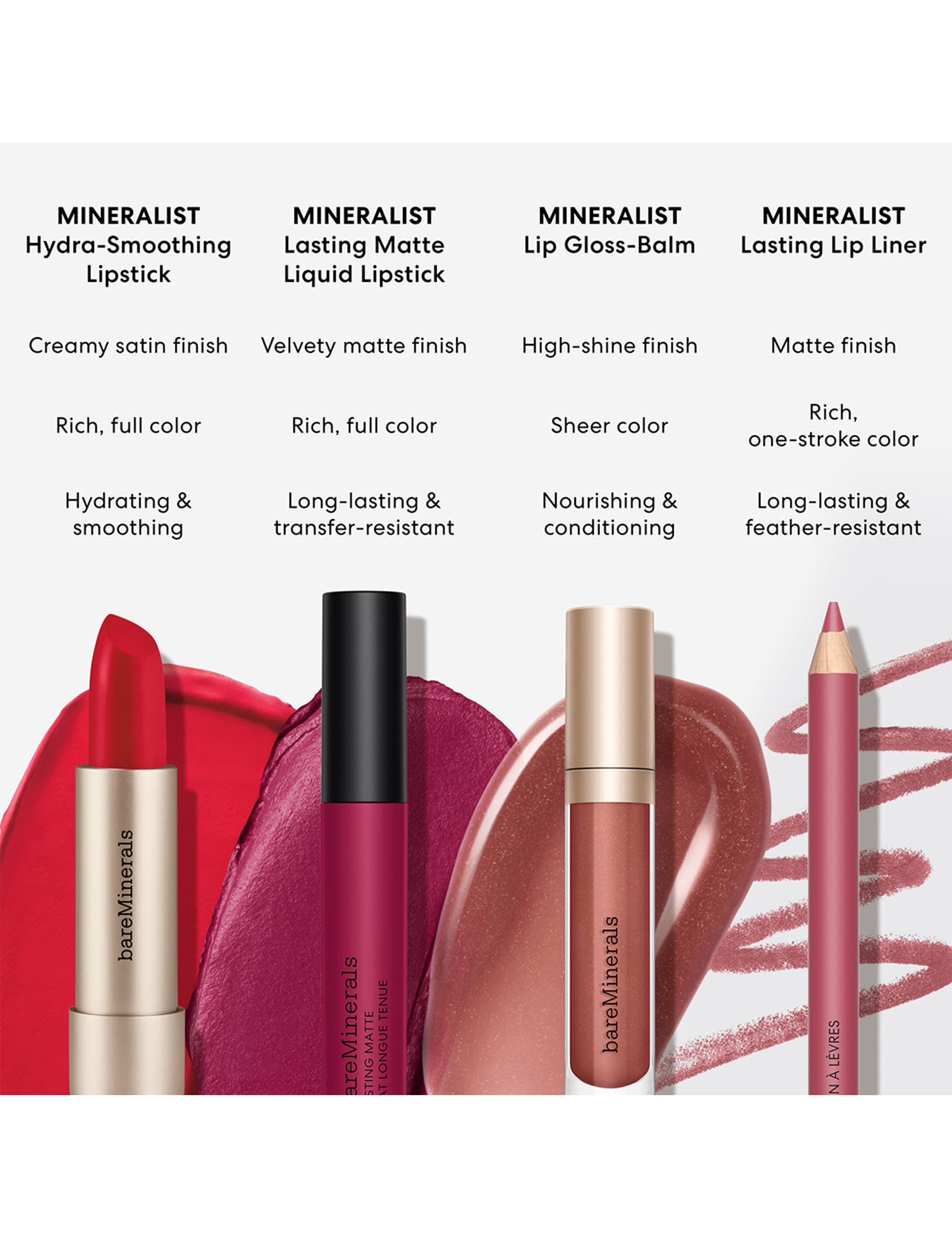 bareMinerals liquid lipstick 3.5 ml, imported from the UK