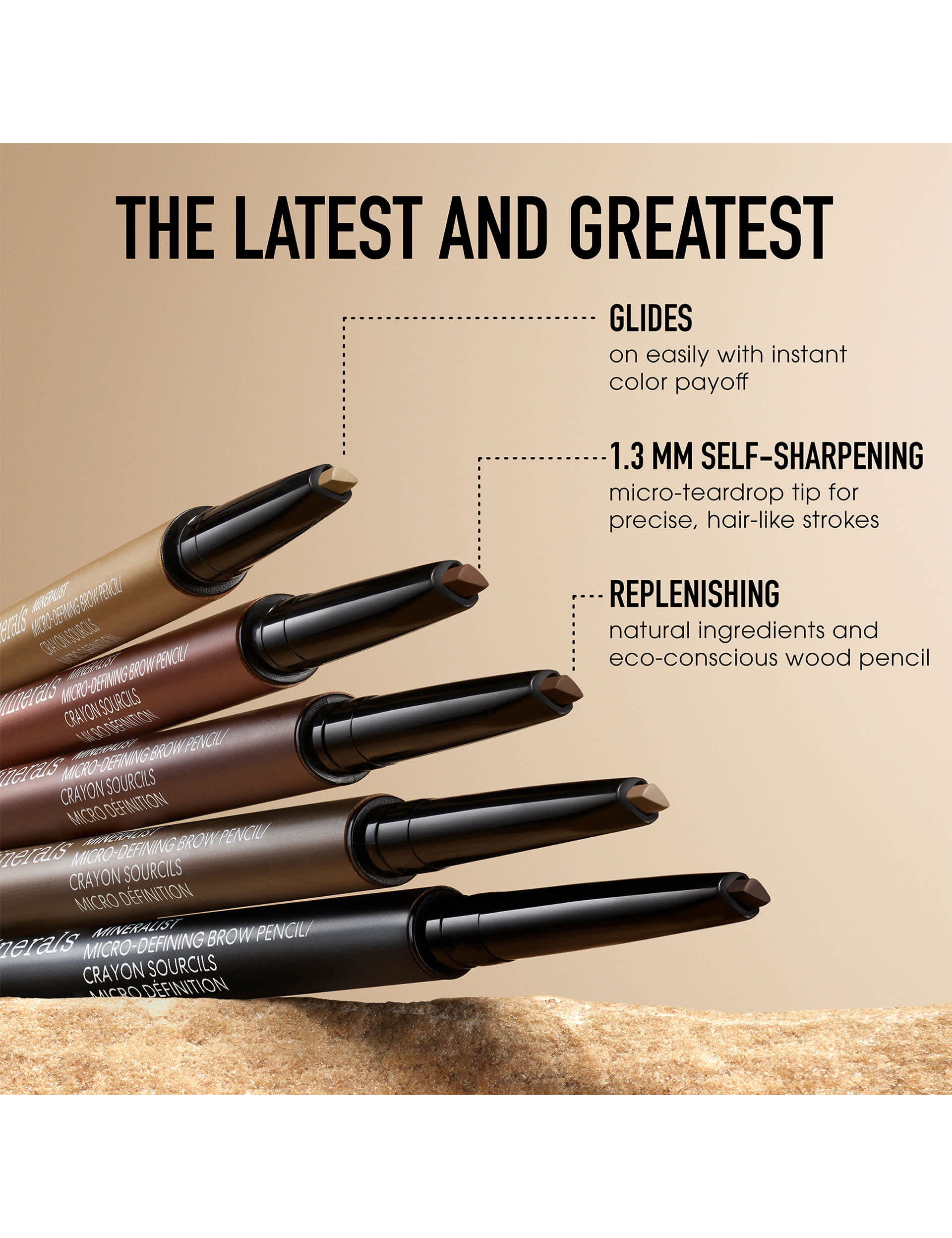 bareMinerals micro brow pencil 0.08g, imported from the UK