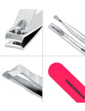 Tweezerman Mini Neon Nail Rescue Kit manicure set - British product