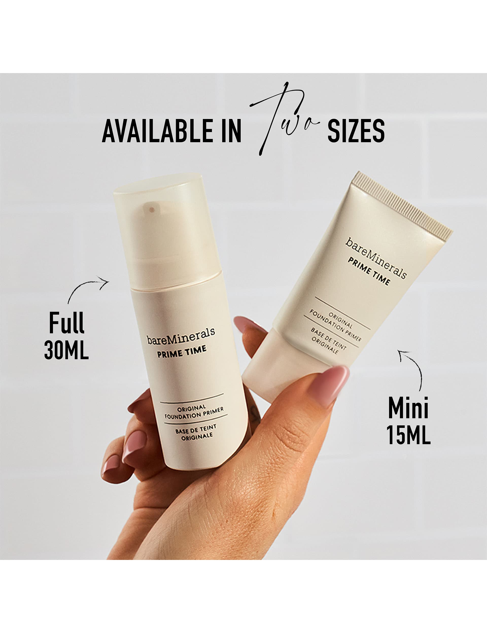 bareMinerals Mini Prime Time Original Pore-minimizing Primer 15ml, imported from the UK