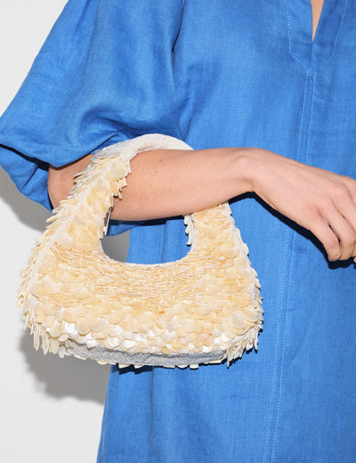 M&S Jigsaw Mini Shell Embellished Grab Bag- Buy online at McGrocer