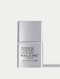 Nails.INC Silver Served chrome nail polish 14ml, UK version