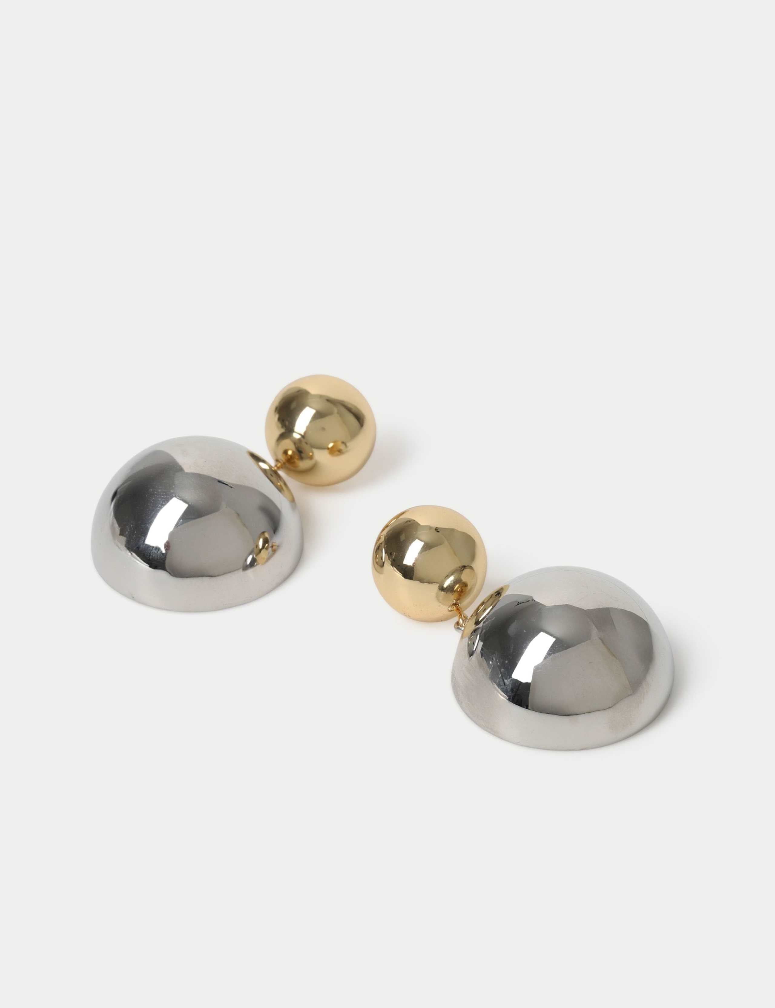 Autograph mixed metal sphere drop earrings - British product