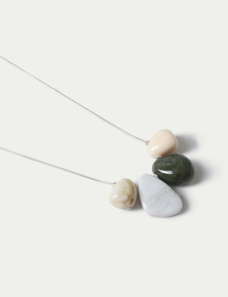 M&S mixed resin necklace 600mm - British product