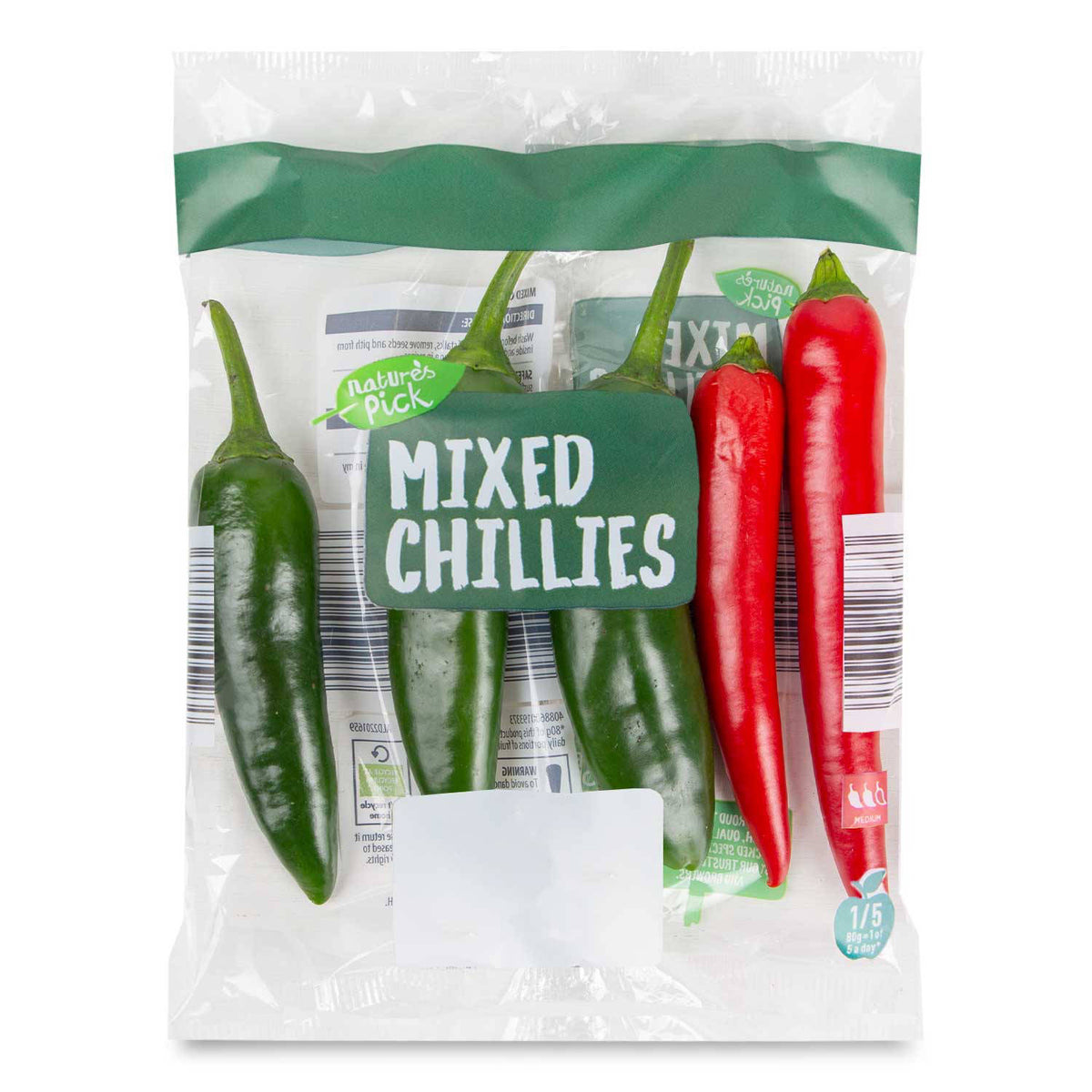 Mixed chillies blend for cooking, imported from the UK