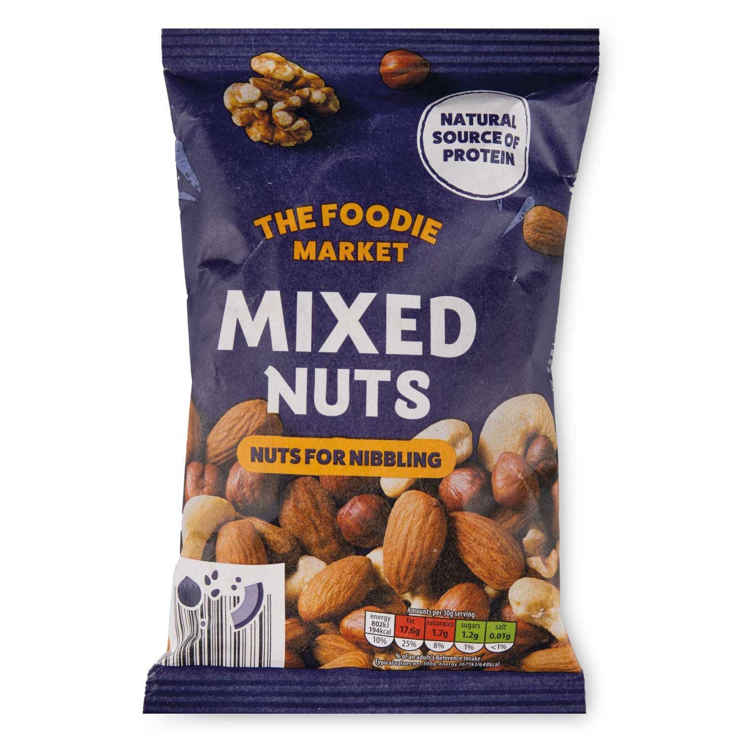 Mixed nuts blend 200g, imported from the UK