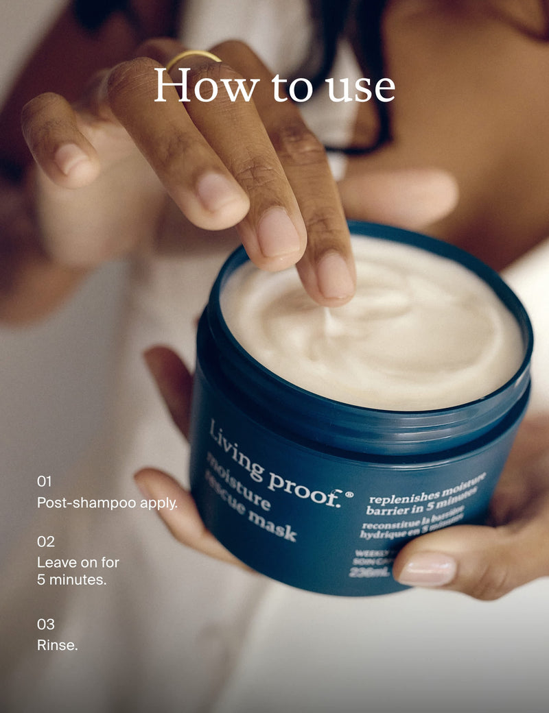 Living Proof Moisture Rescue hair mask 236ml - British product