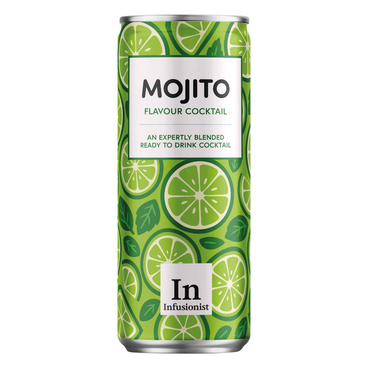 Infusionist Mojito cocktail can 250ml, UK version