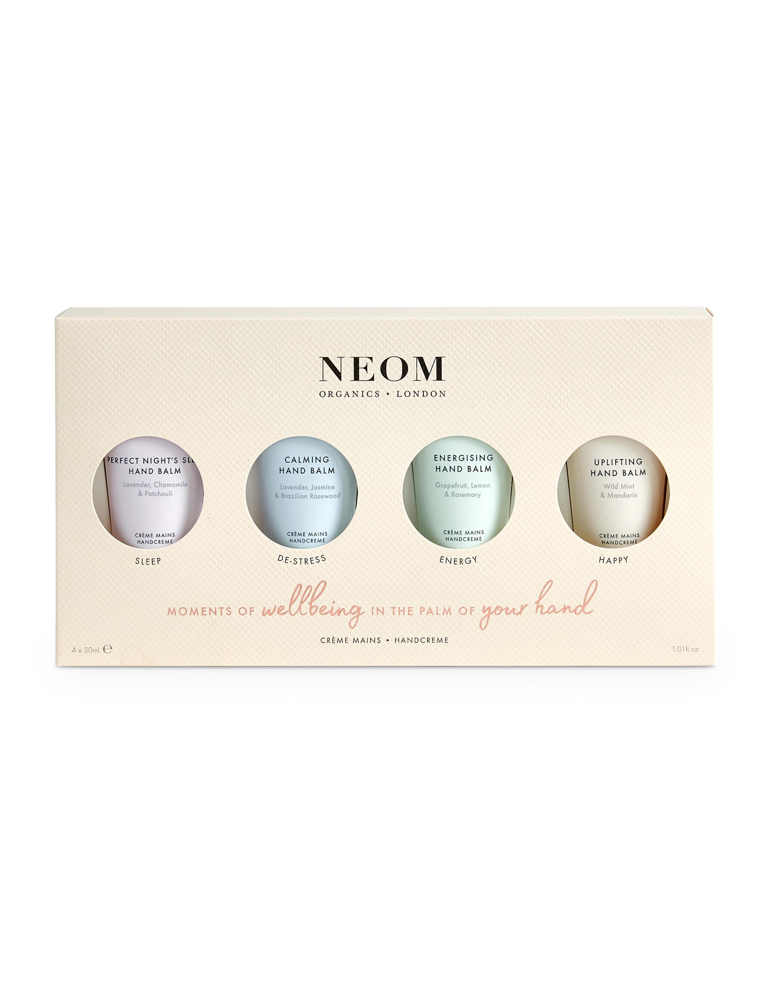 NEOM Wellbeing hand balm collection 215g, imported from the UK