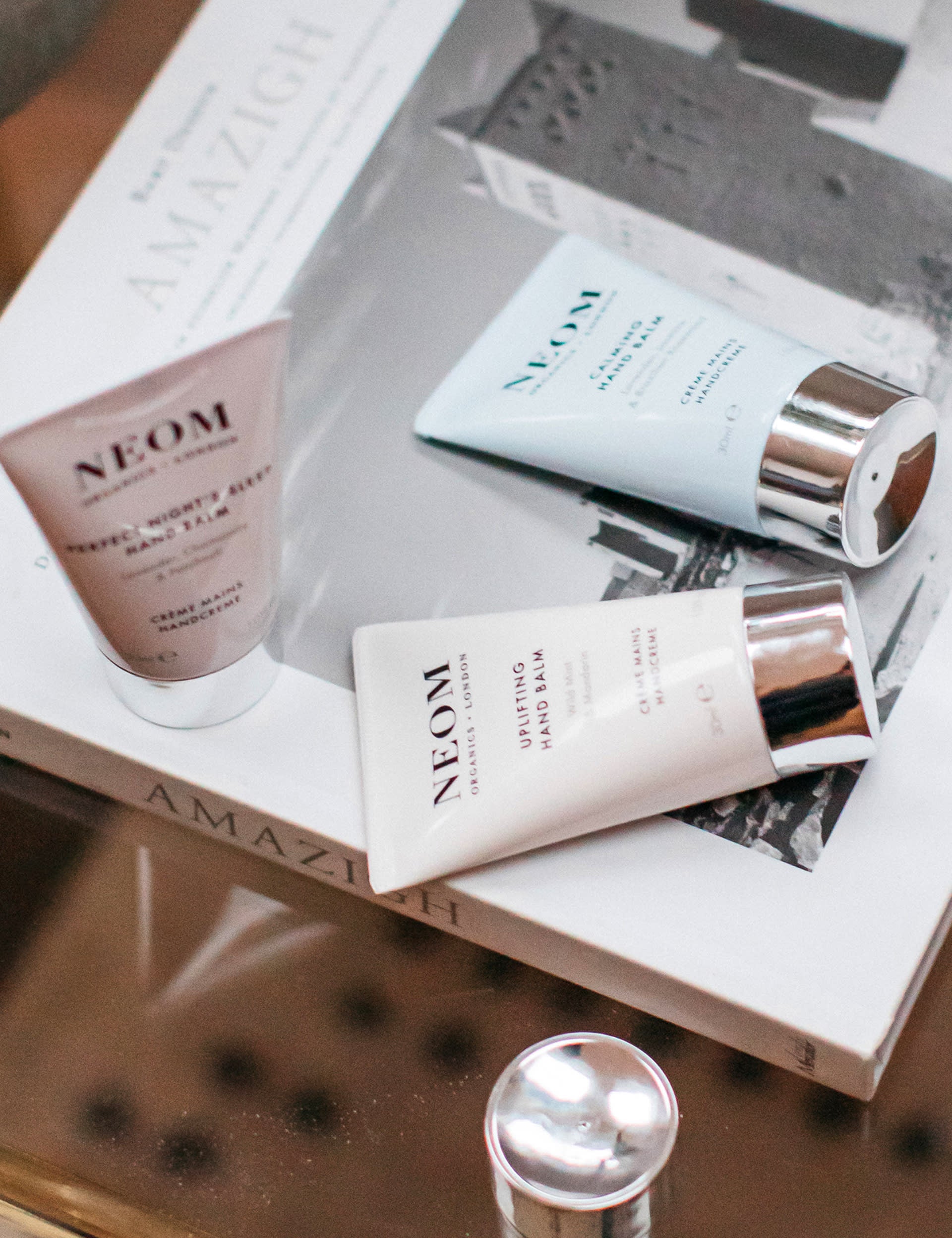 NEOM Wellbeing hand balm collection 215g, imported from the UK