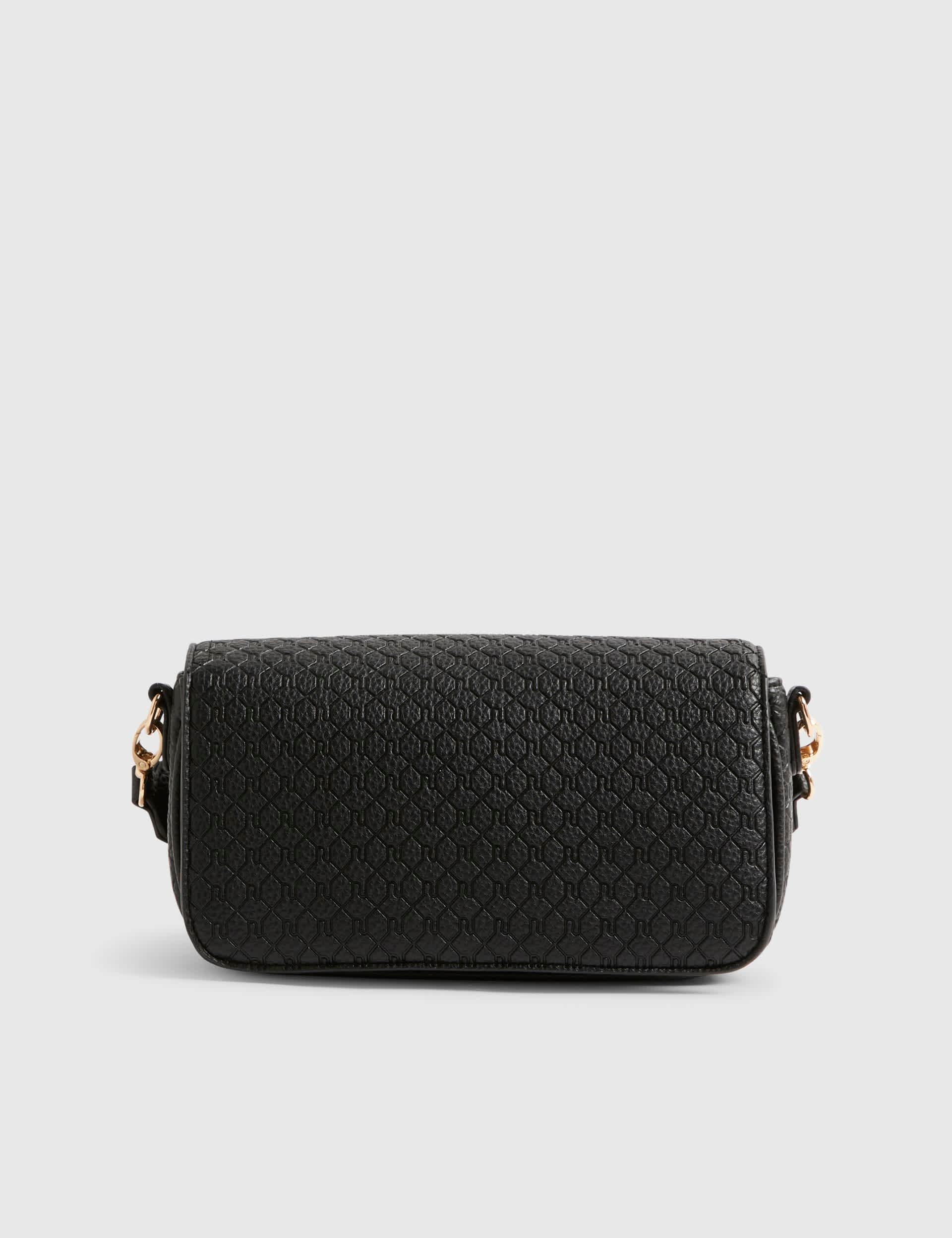 River Island cross body bag monogram print, imported from the UK