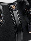 River Island Monogram Stripe Tote Bag (British brand)