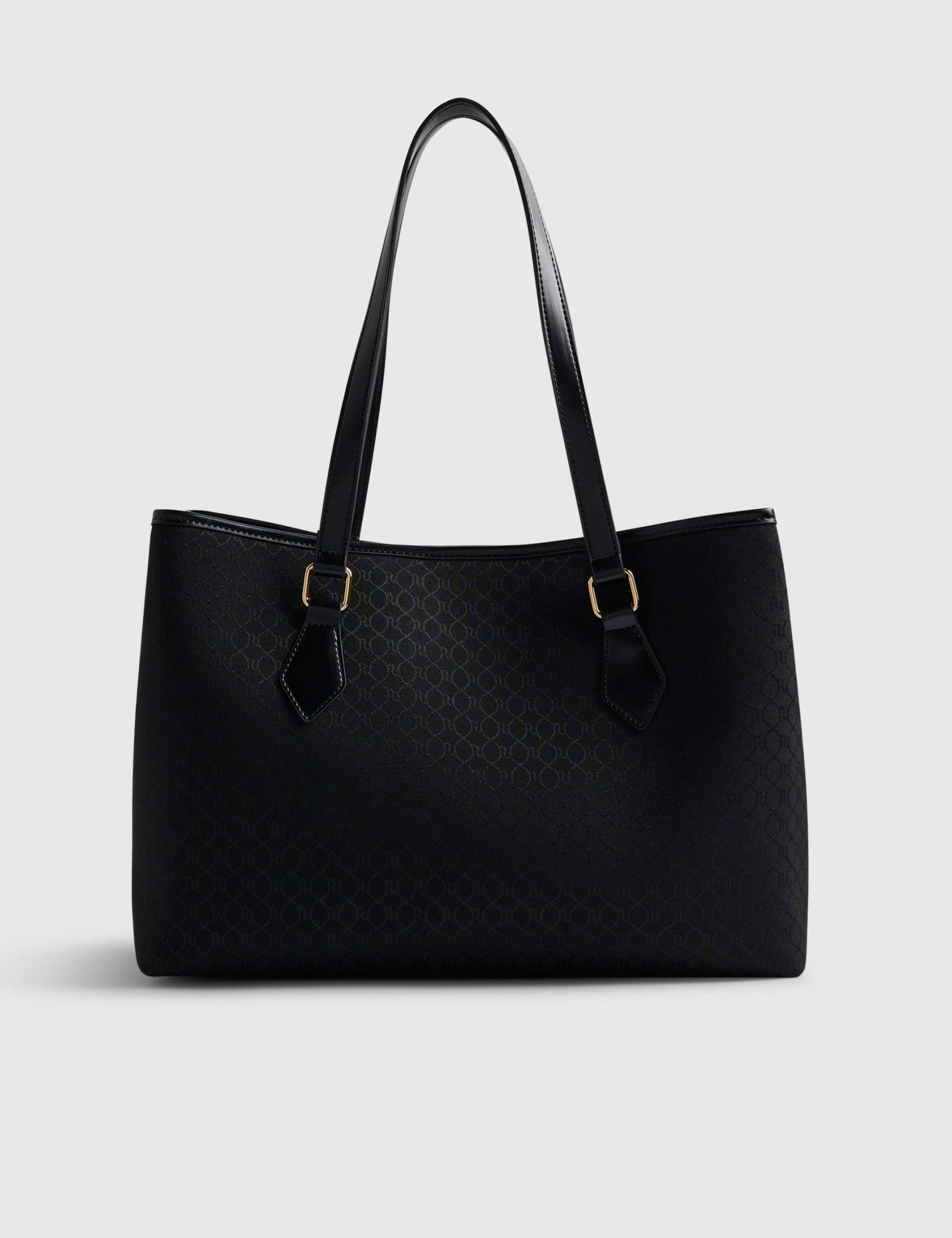 River Island Monogram Stripe Tote Bag (British brand)