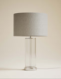 Monroe table lamp chrome finish 53.8cm - British product