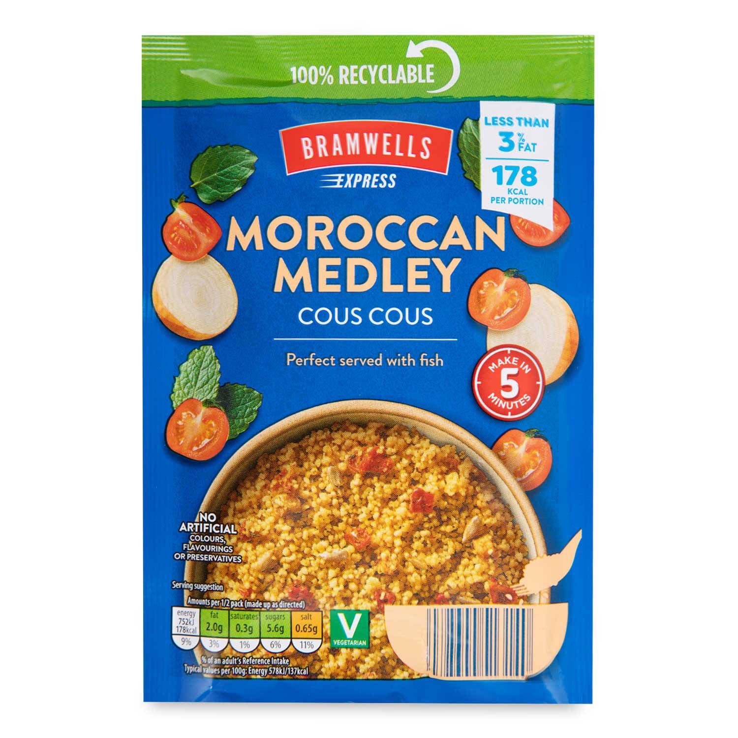 Moroccan Medley Cous Cous flavoured mix (British brand)