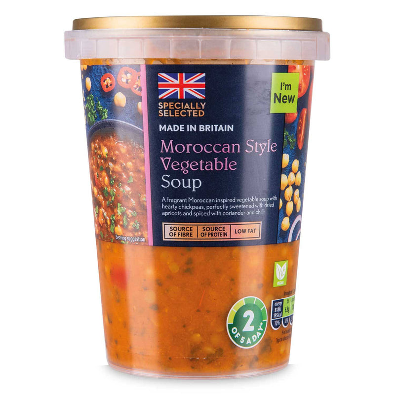 Moroccan vegetable soup, UK version