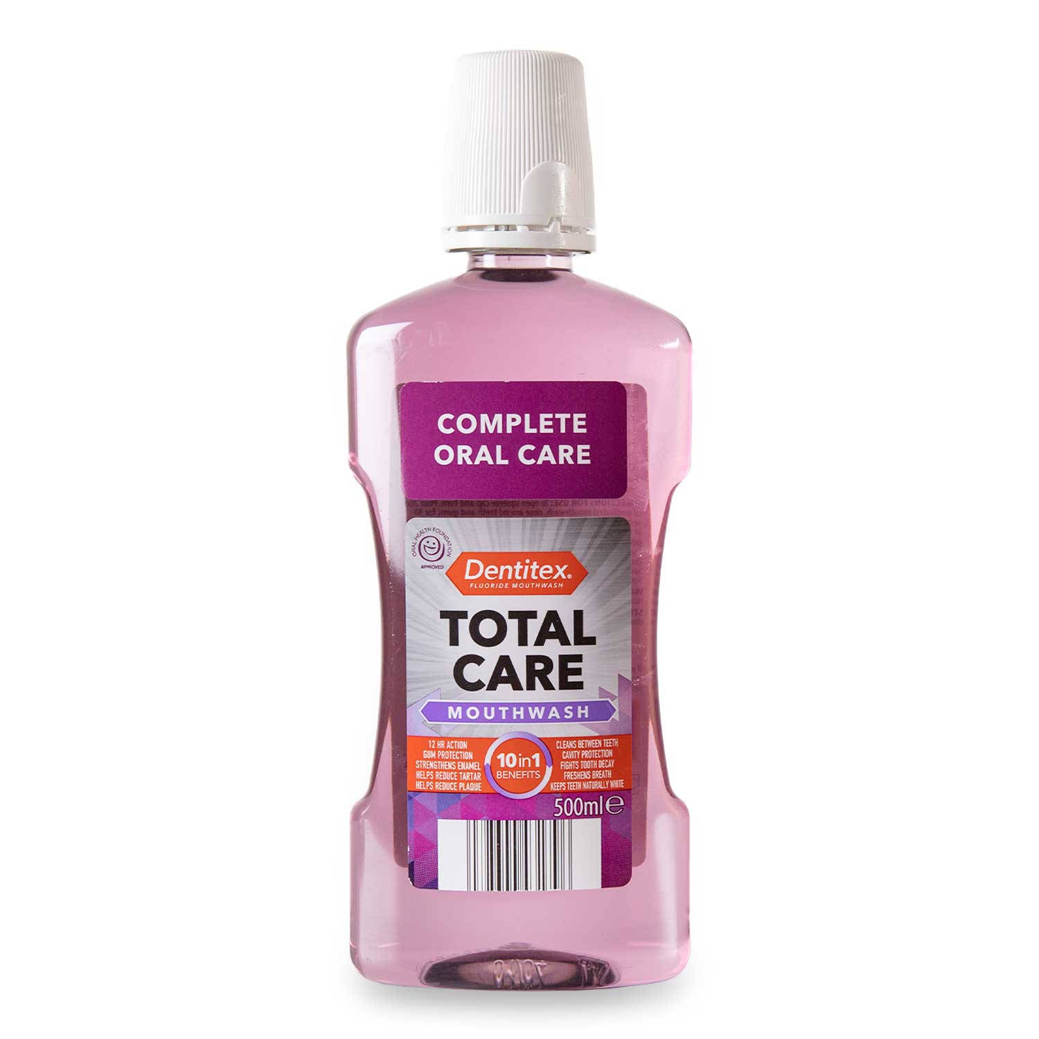 Dentitex mouthwash for daily oral hygiene, imported from the UK