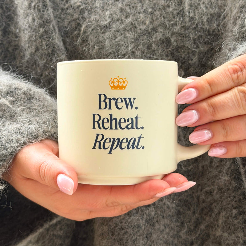 Kendamil Brew Reheat Repeat mug, imported from the UK