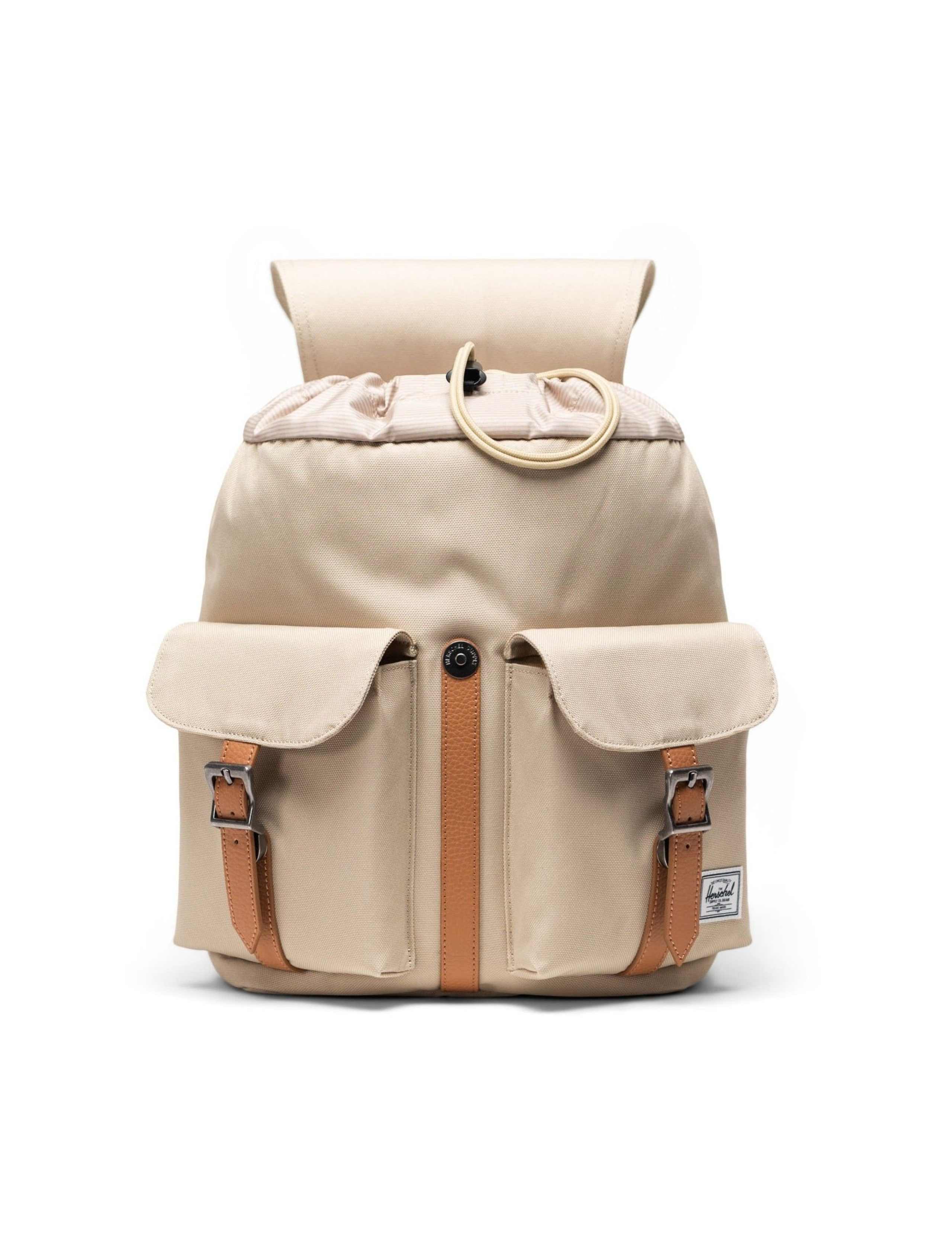 Herschel multi pocket drawstring backpack 13 litres, imported from the UK