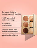 ICONIC London Multi-Use Sculpting Contour Palette, imported from the UK