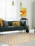 Asiatic Muse Chevron rectangular area rug (British brand)