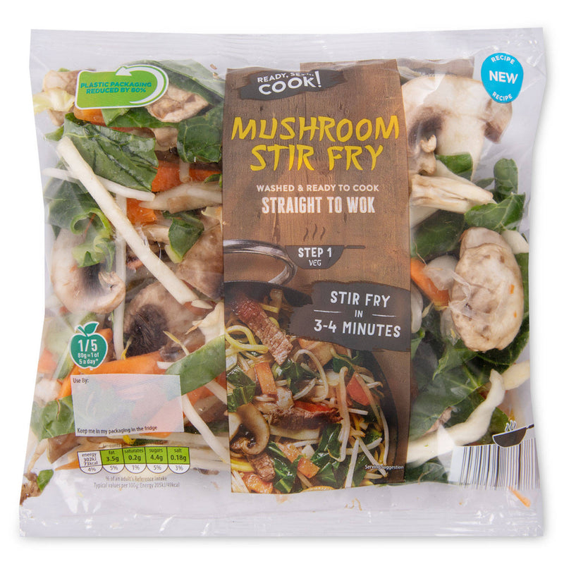 Mushroom stir fry vegetable mix, imported from the UK