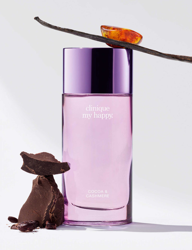 Clinique My Happy Cocoa & Cashmere fragrance mist 100ml, imported from the UK