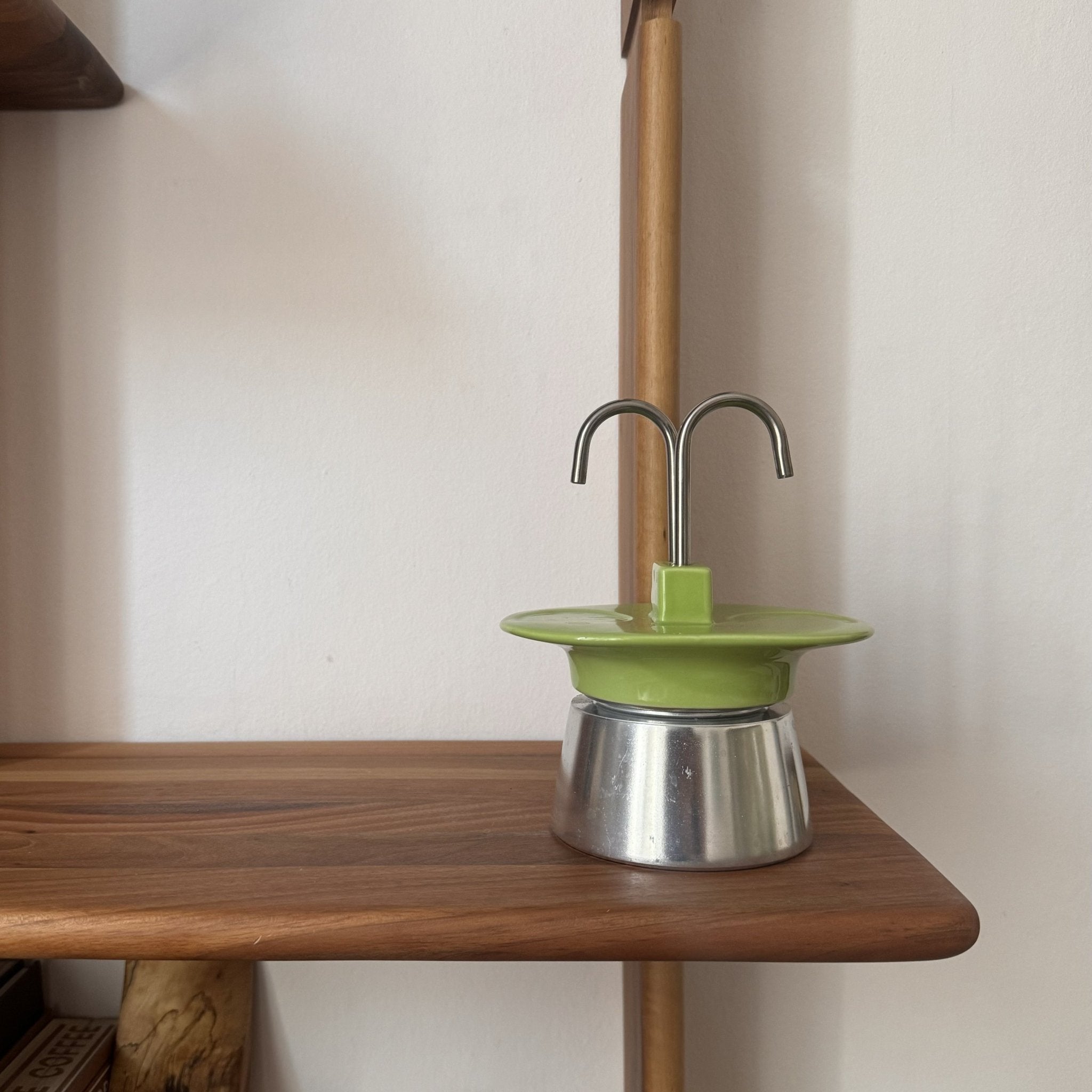 My Moka Home ceramic moka pot green (British brand)