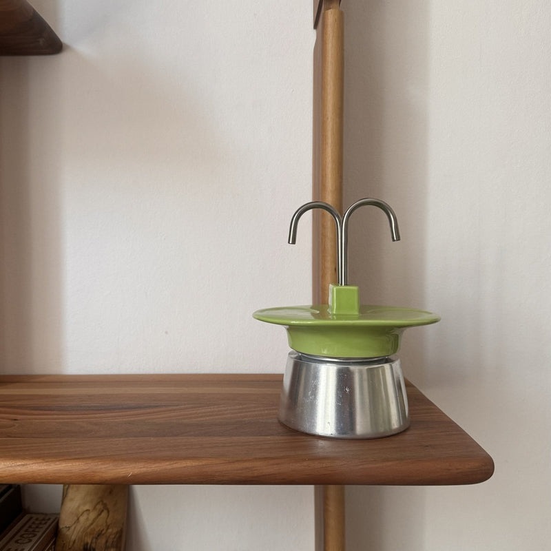 My Moka Home ceramic moka pot green (British brand)