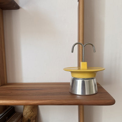 McGrocer Direct Cafetière Italienne Vintage en Céramique Jaune – Acheter en ligne chez McGrocer