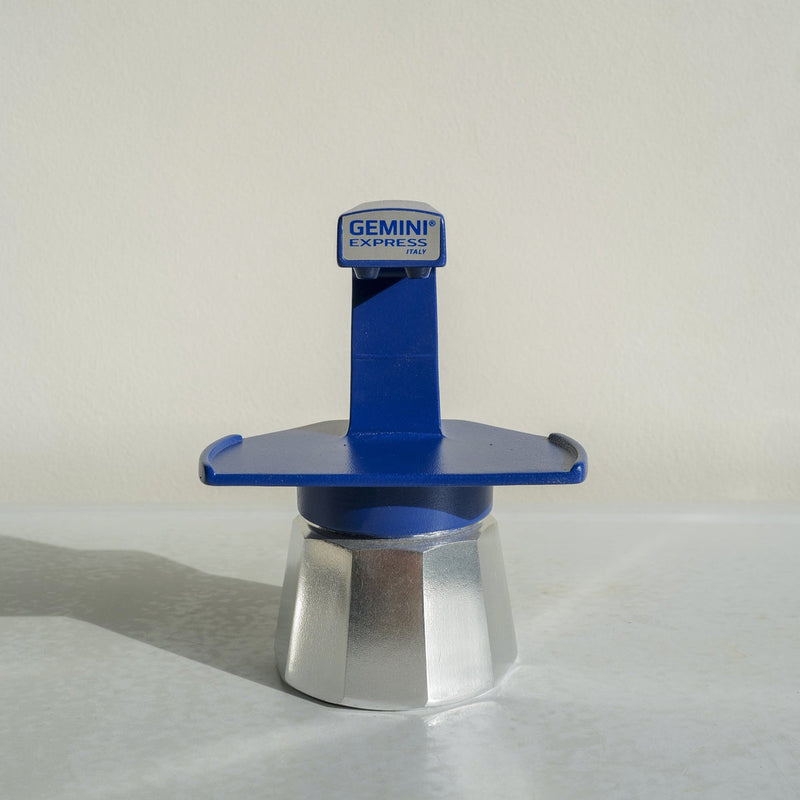 Gemini Express Moka Pot Dark Blue, UK version